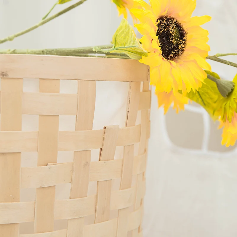 Woven Storage Basket for Books and Home Decor Karnz