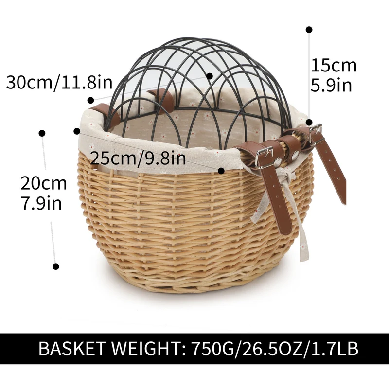 Woven Pet Carrier Basket Karnz