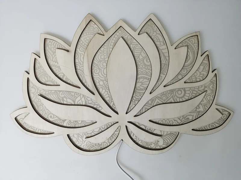 Aufwändig handgefertigtes dekoratives Mandala