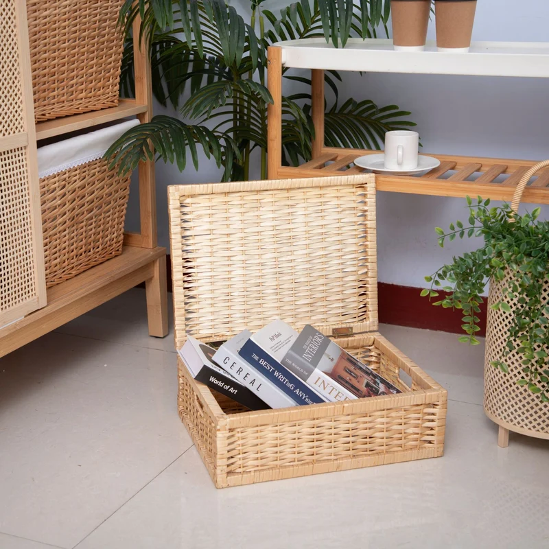 Elegante handgewebte Aufbewahrungsbox Karnz