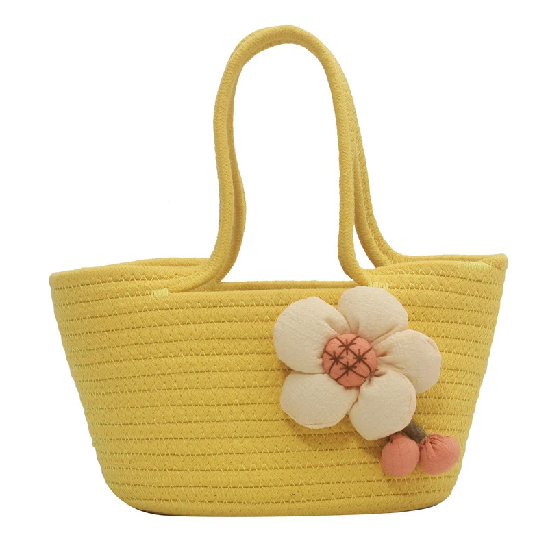 Dekorative Geflochtene Strohtasche Karnz