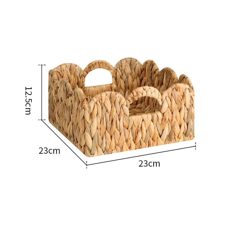 Scalloped Woven Serving Tray Karnz