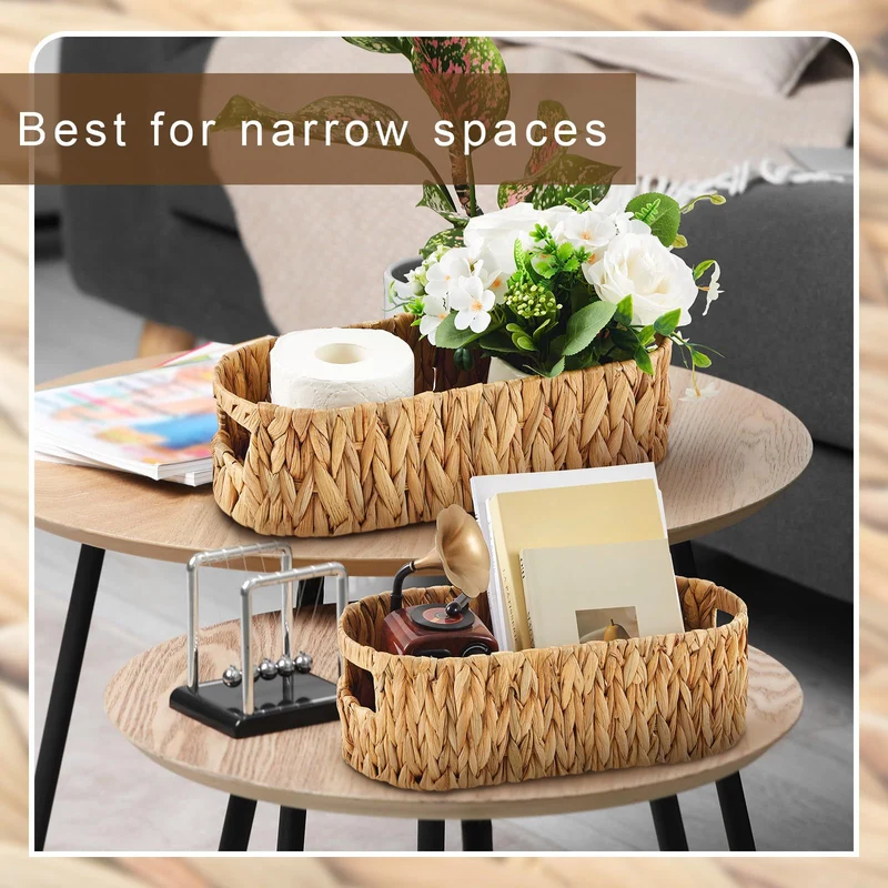 Oval Woven Storage Basket Karnz