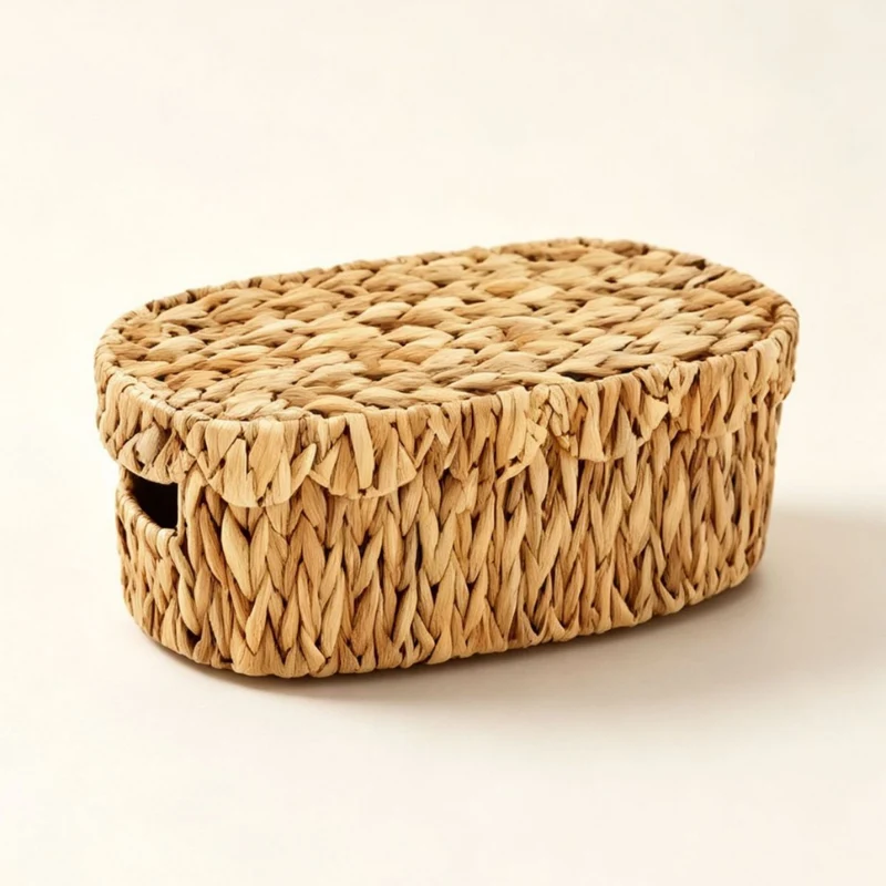 Oval Woven Storage Basket Karnz