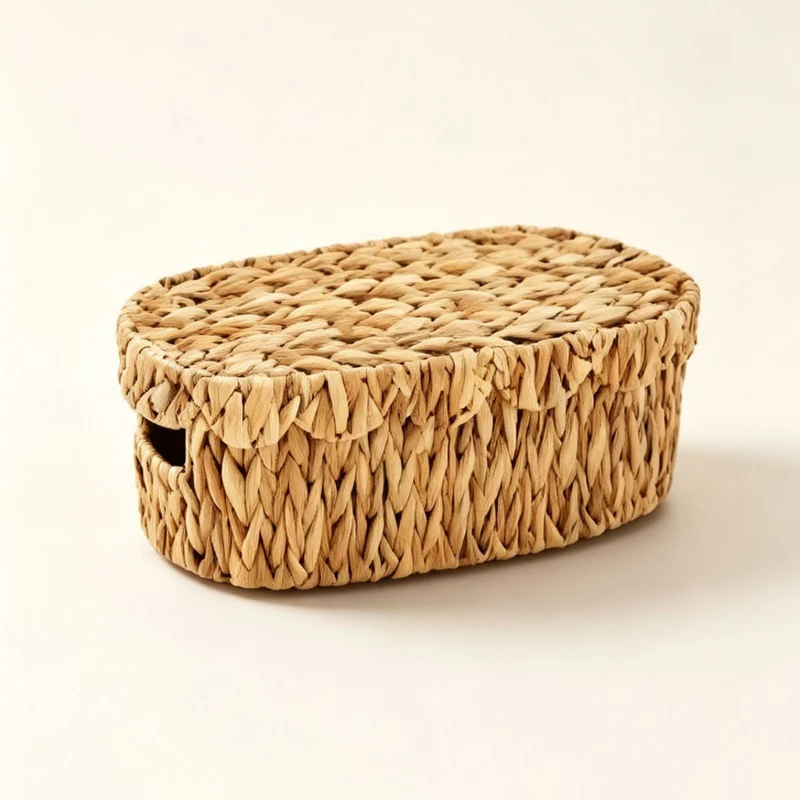 Oval Woven Storage Basket Karnz