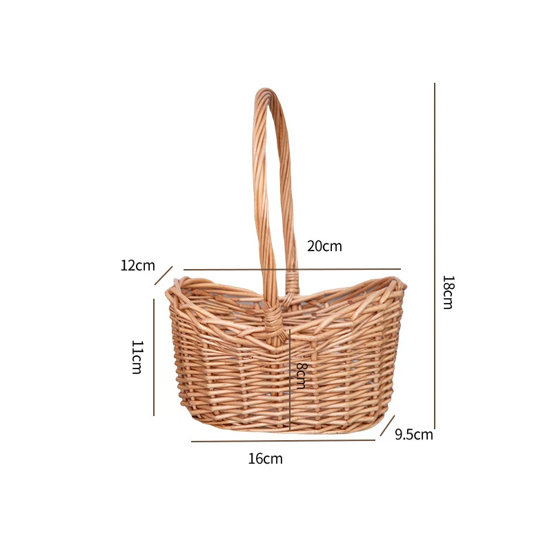 Natürlich Geflochtener Handgefertigter Aufbewahrungskorb Karnz
