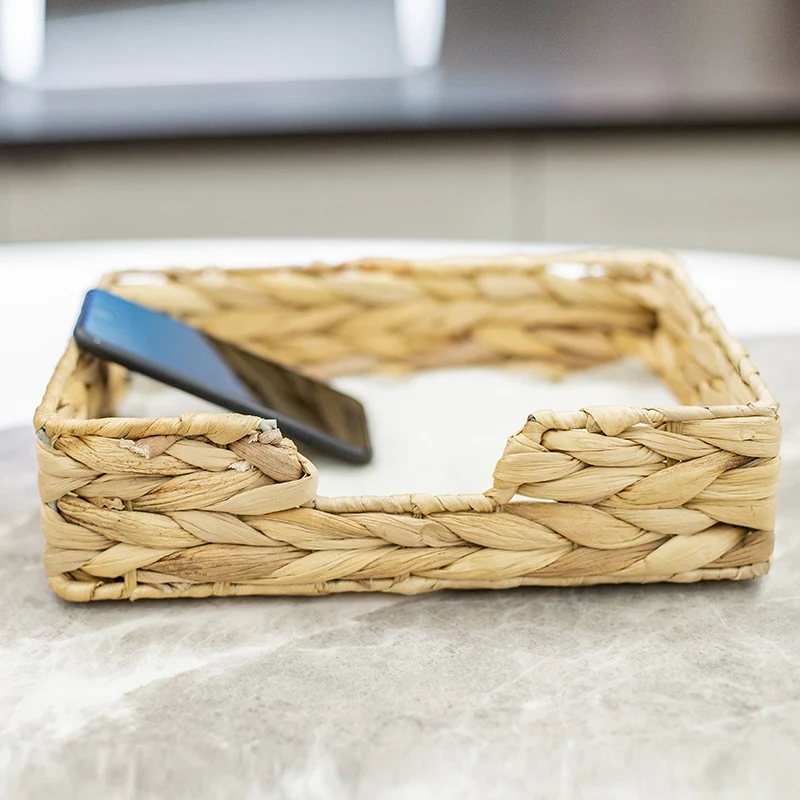 Naturfaser Gewebebox Halter Karnz