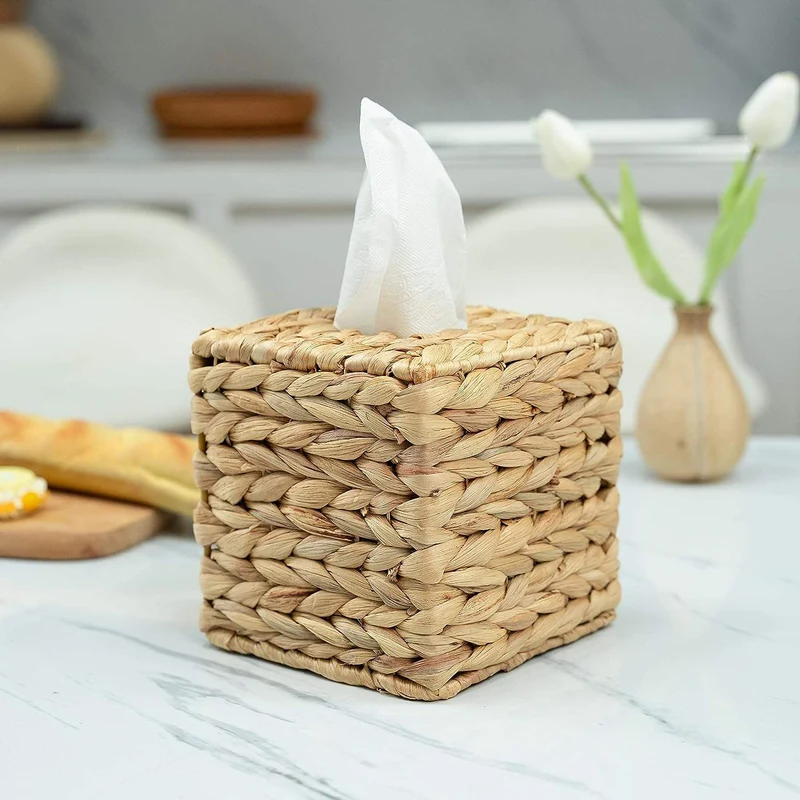 Naturfaser Gewebebox Halter Karnz
