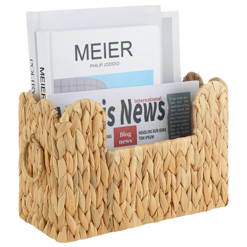 Handgewebter Aufbewahrungskorb mit integriertem Griff Karnz