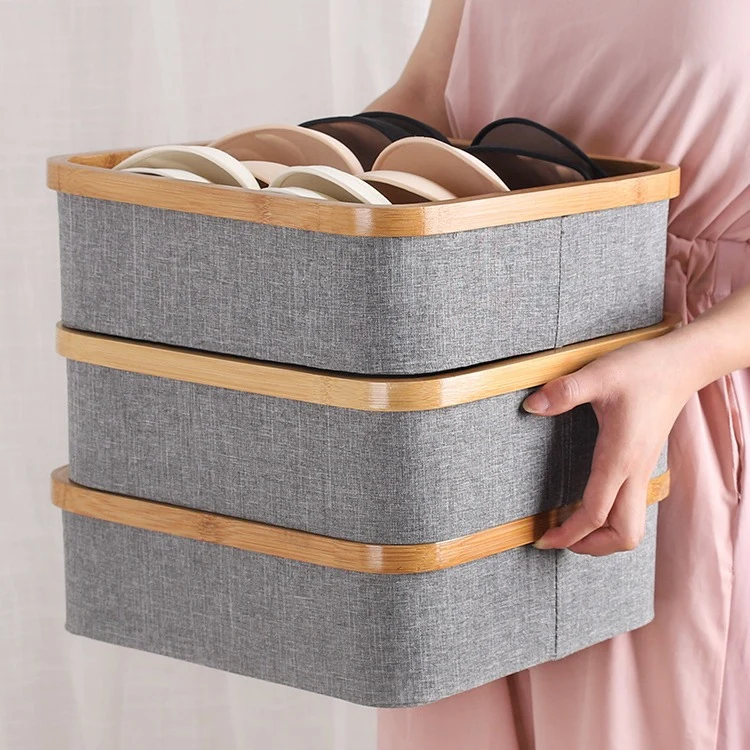Bambus Aufbewahrungstablett Organizer Karnz