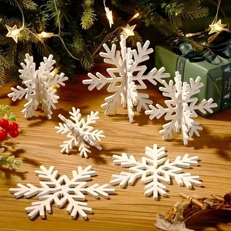 Dekorative Schneeflocken-Ornamente