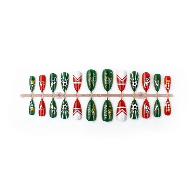 Sport-Themen Press-On Nail Art Set