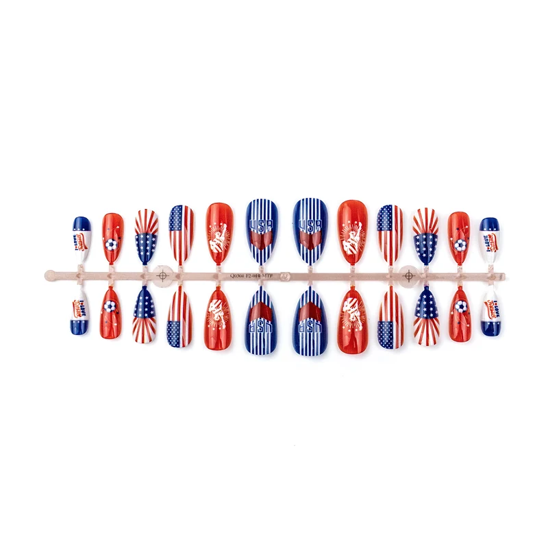 Sport-Themen Press-On Nail Art Set