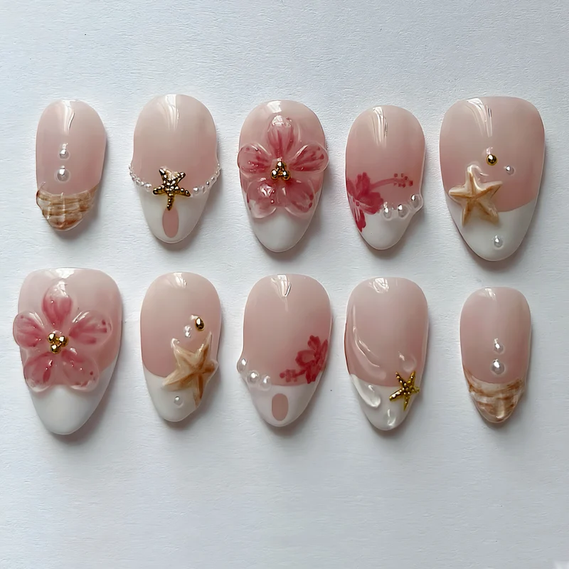 Premium Artisan Schalen-verziertes Nagelkunst