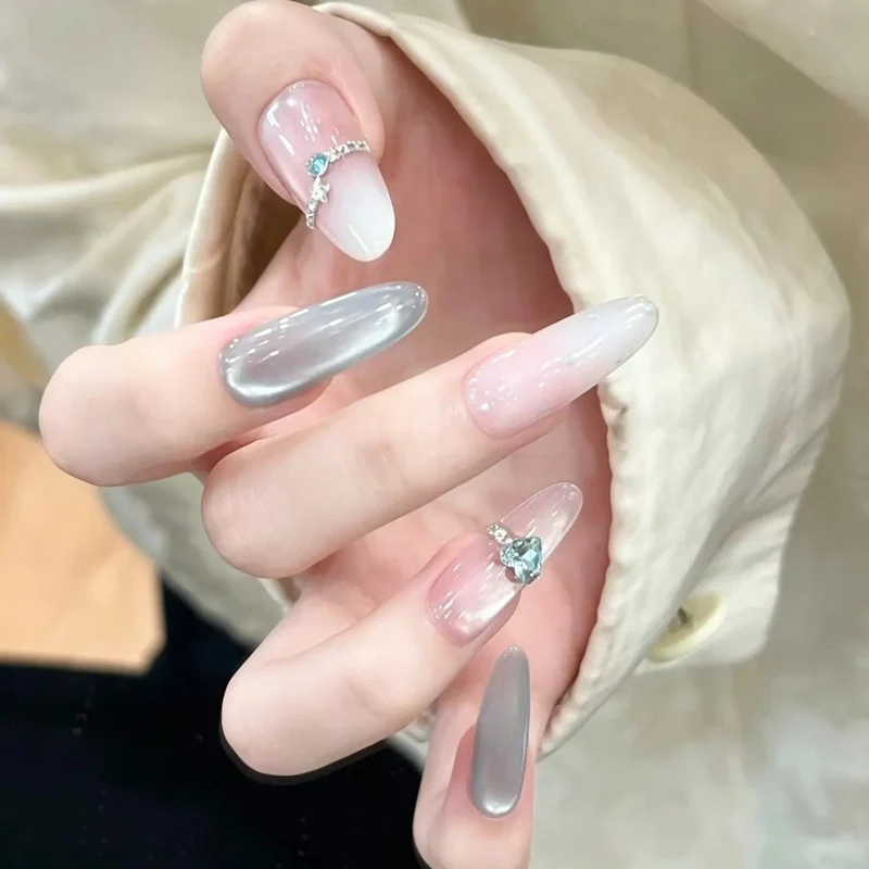 Künstlerische Lange Stiletto Nagelverlängerungen