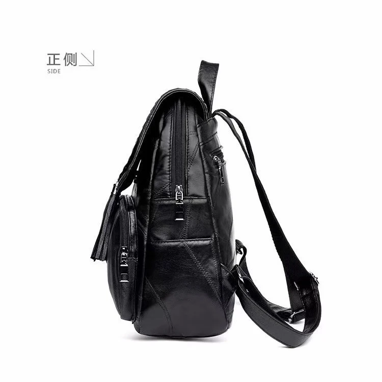 Frauen Elegante Leder Rucksack Karnz