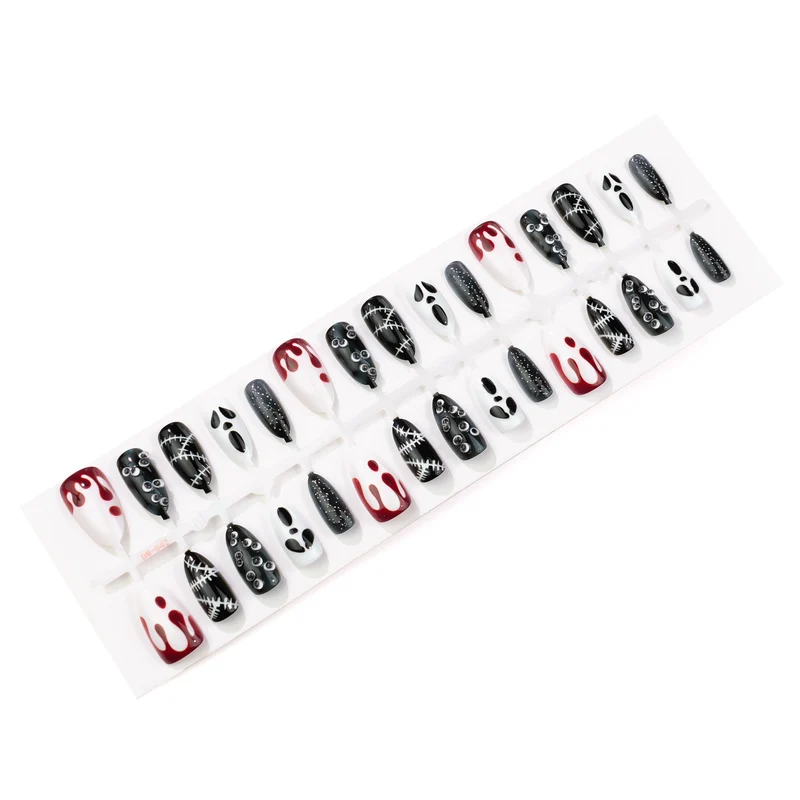 Halloween-Themen Press-On Nagelkunst Set 1790636292