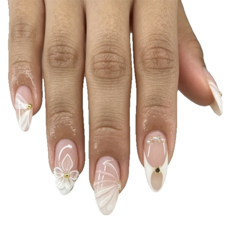 Stylishes Press-On Nagelkunst Set