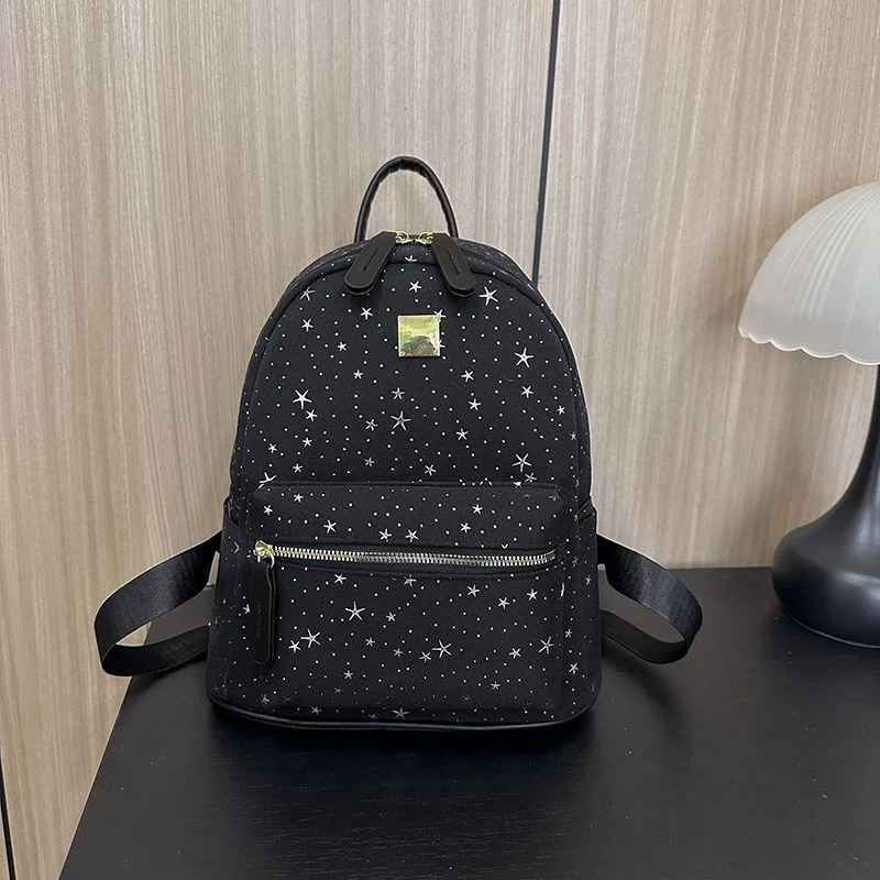 Damen Mini-Rucksack mit Sternenmuster Karnz