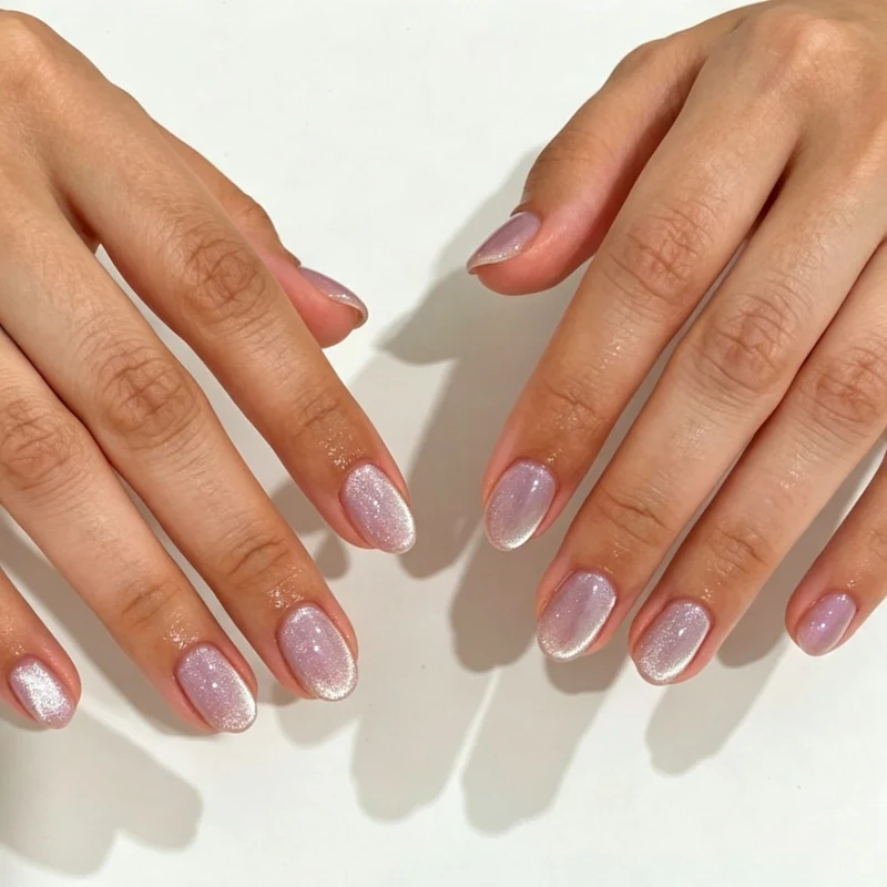 Glänzende Gel-Nagelerweiterungen