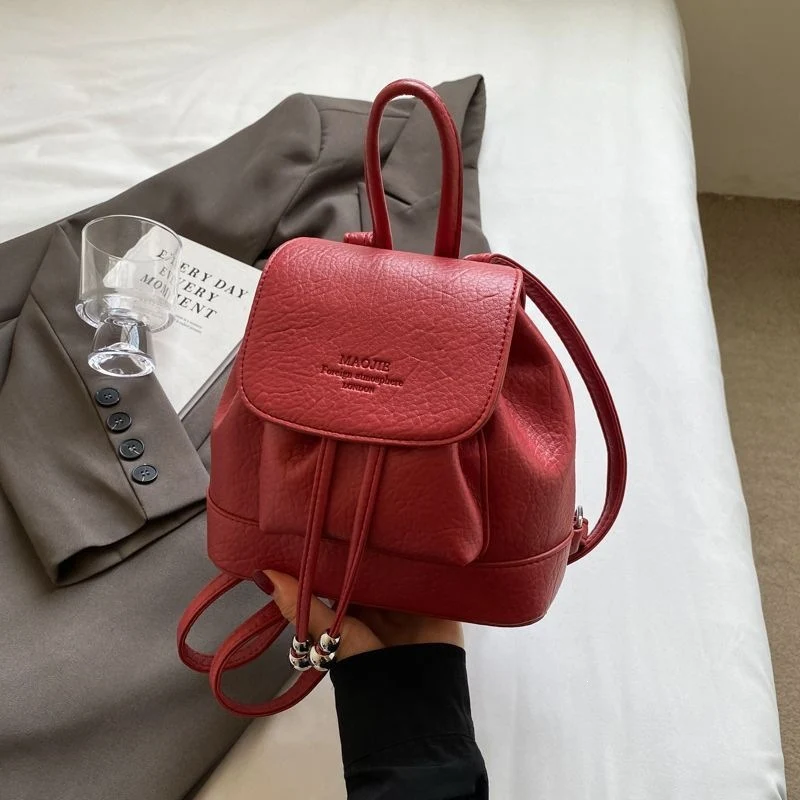 Damen Chic Mini Rucksack Tasche Karnz