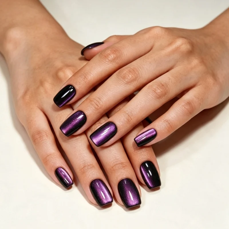 Glänzende Gel-Nagelverstärkungen