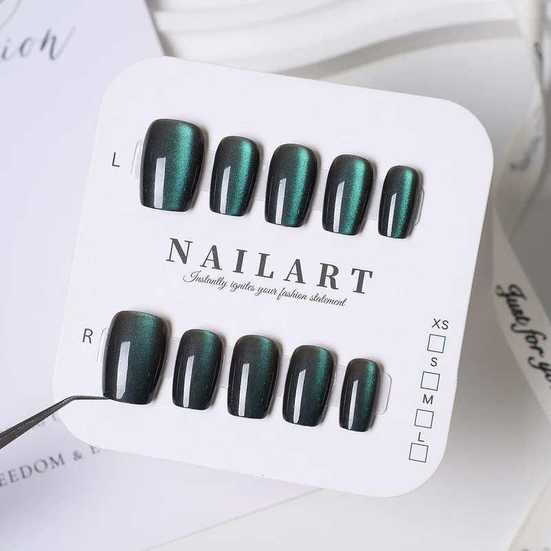 Press-On Leopardenmuster Nagelspitzen
