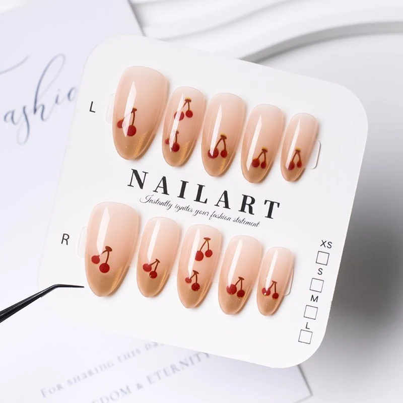 Press-On Leopardenmuster Nagelspitzen