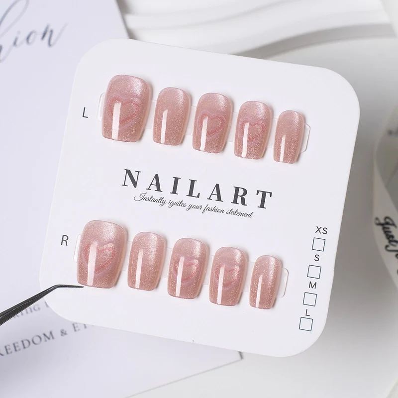 Press-On Leopardenmuster Nagelspitzen