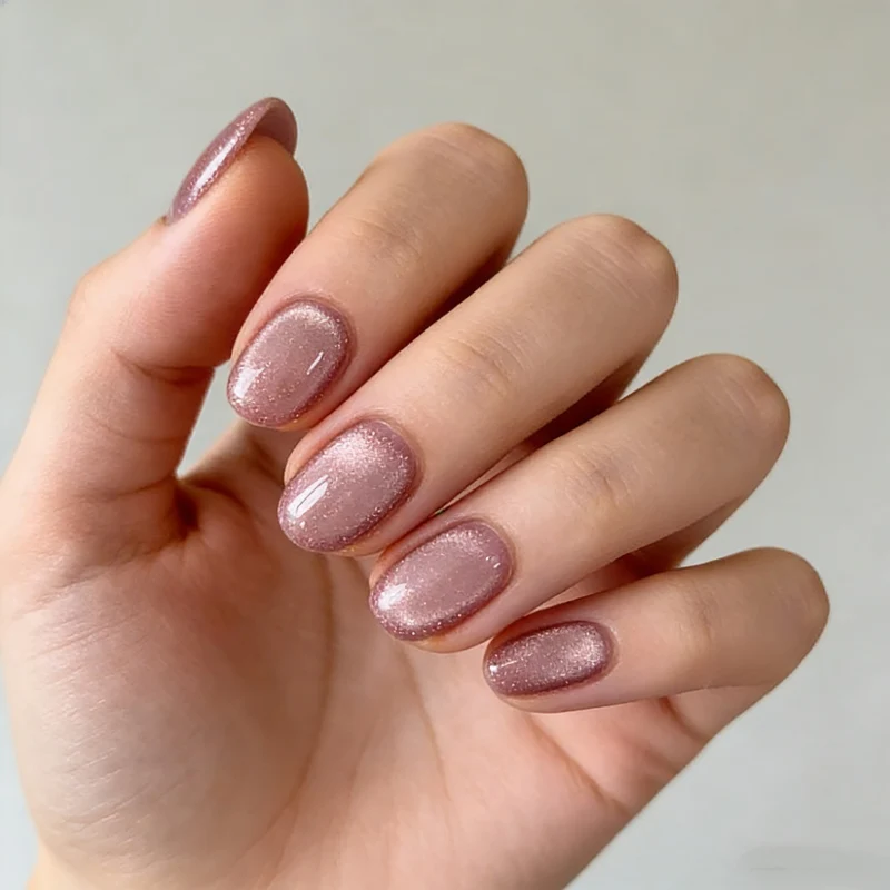 Glitzernde Gel-Nagelverstärkungen