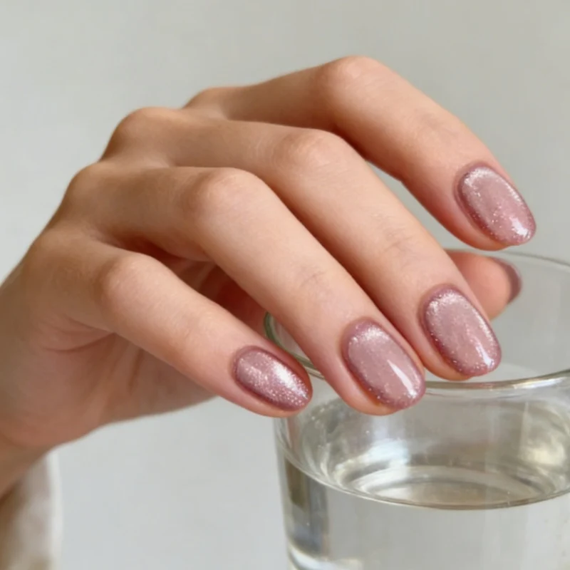 Glitzernde Glänzende Nagelverbesserungen