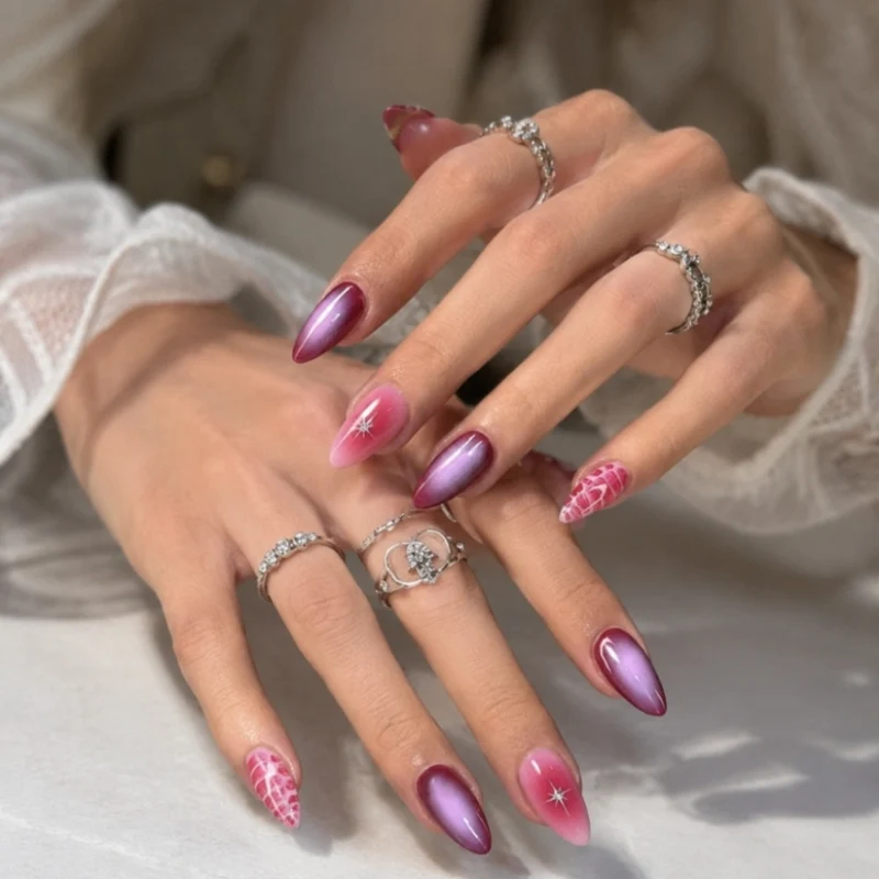 Premium Farbverlauf Nagelveredelungen