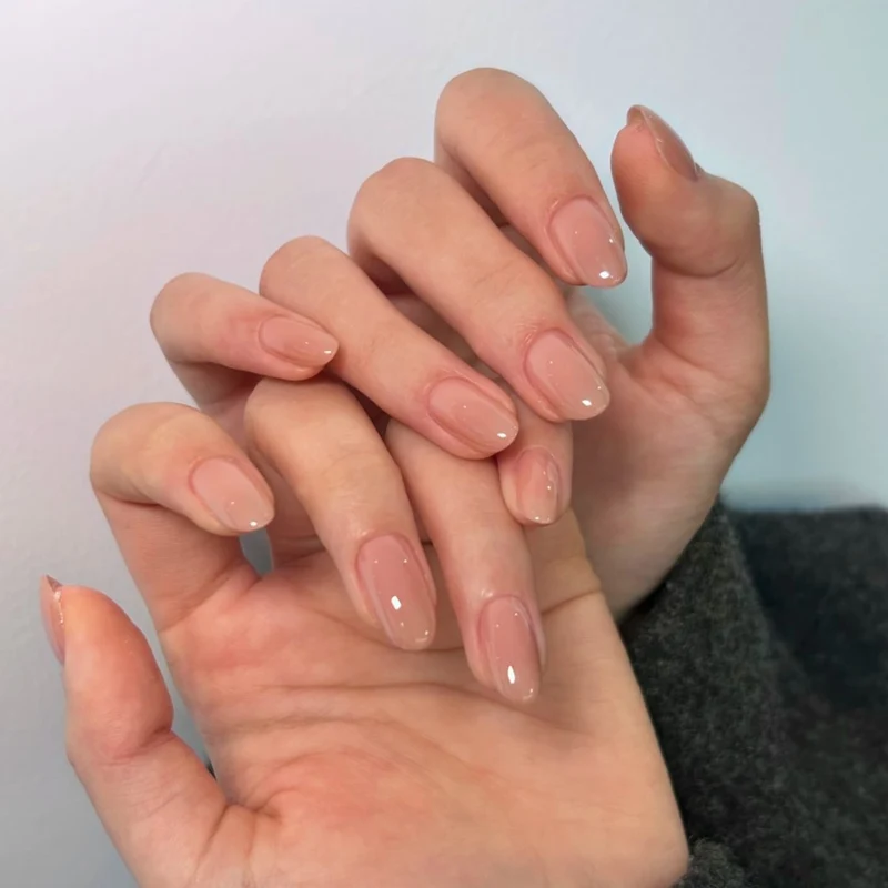 Premium Glänzende Gel Nagelverlängerungen