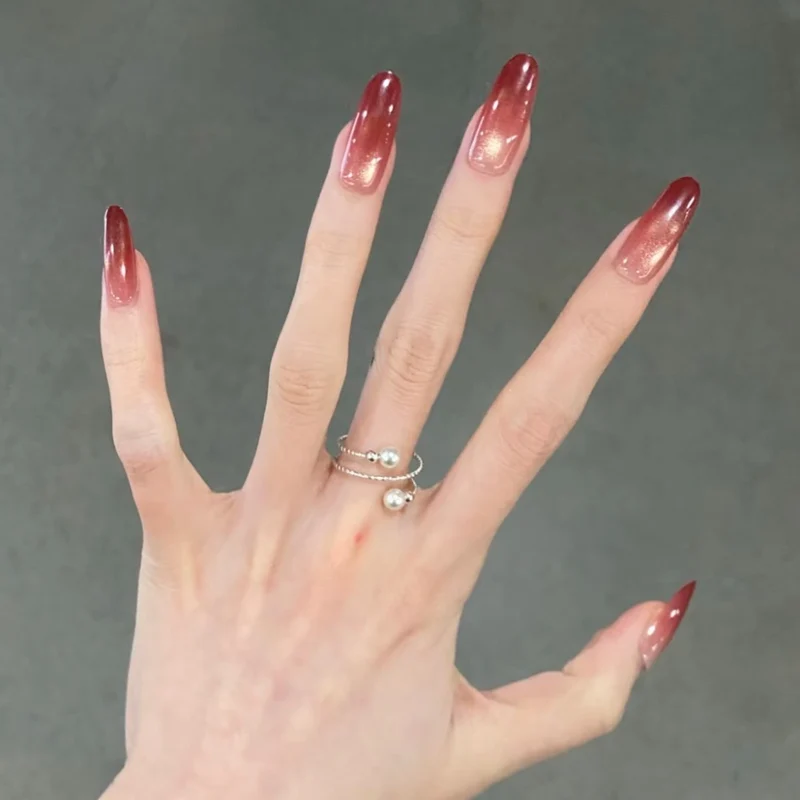 Ombre Stiletto Nagelverstärkungen