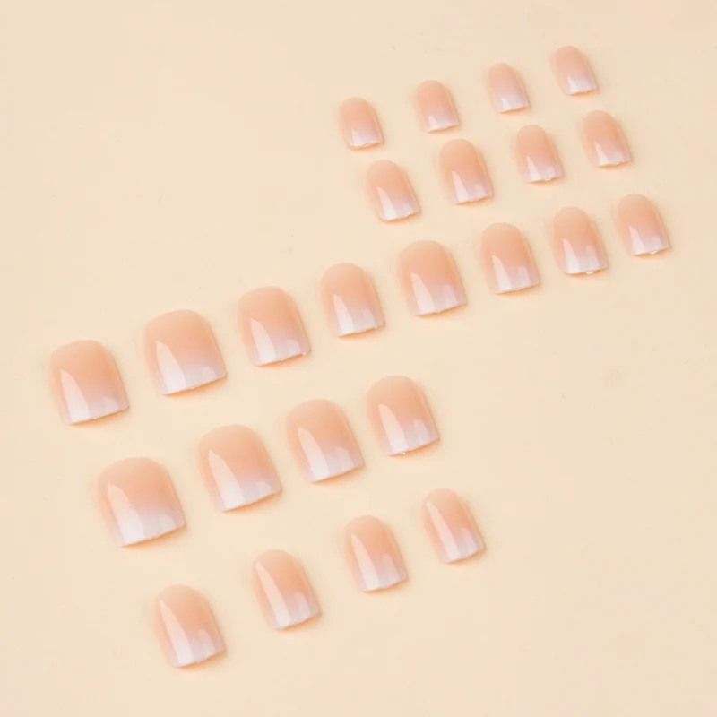 Ombre Glänzende Nagelverzierungen