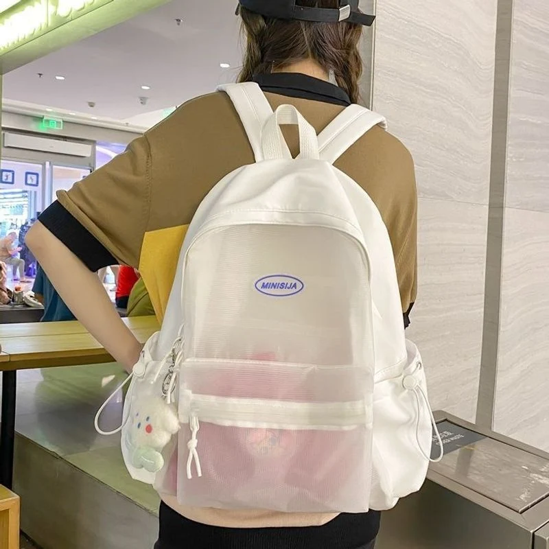 Transparenter Mesh-Rucksack Karnz
