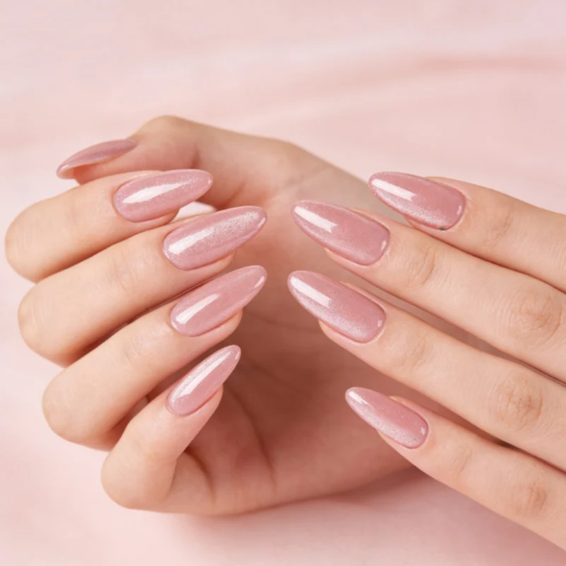 Elegantes Glitzerndes Press-On-Nagelset
