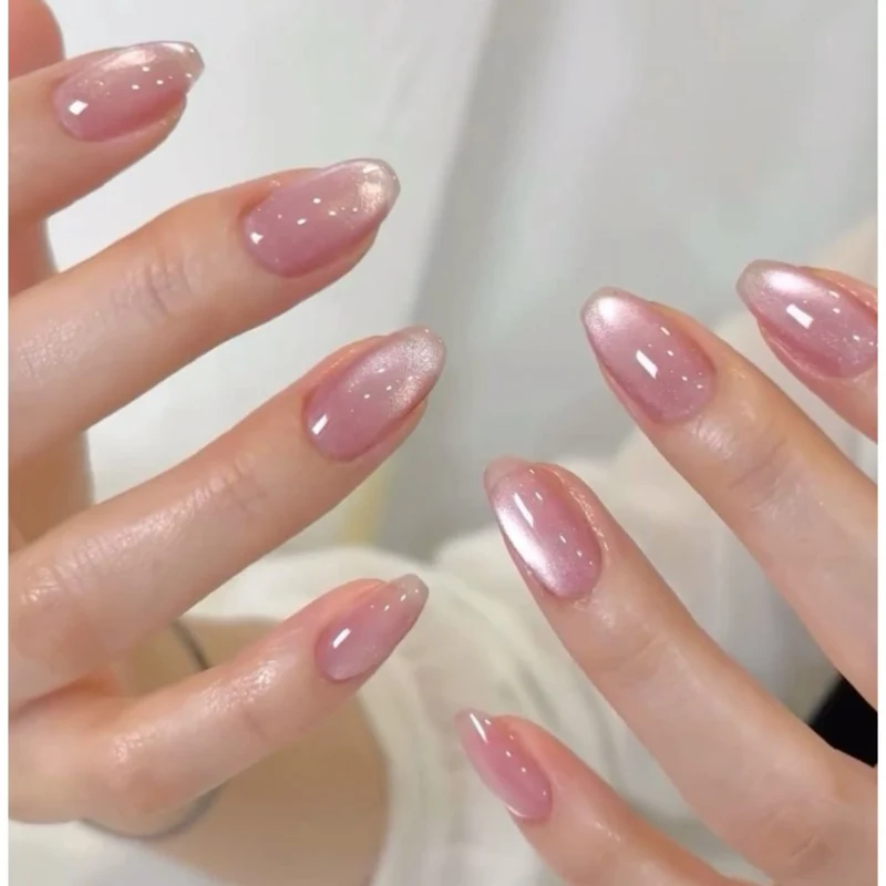 Elegante Glitzer-Mandel-förmige Nagelverstärkungen