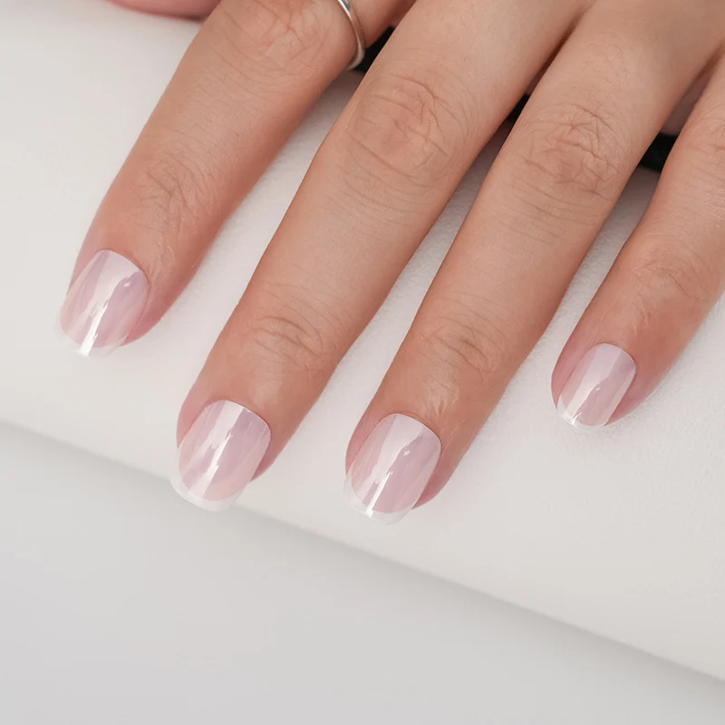 Klassische Französische Tipp Nagelkunst