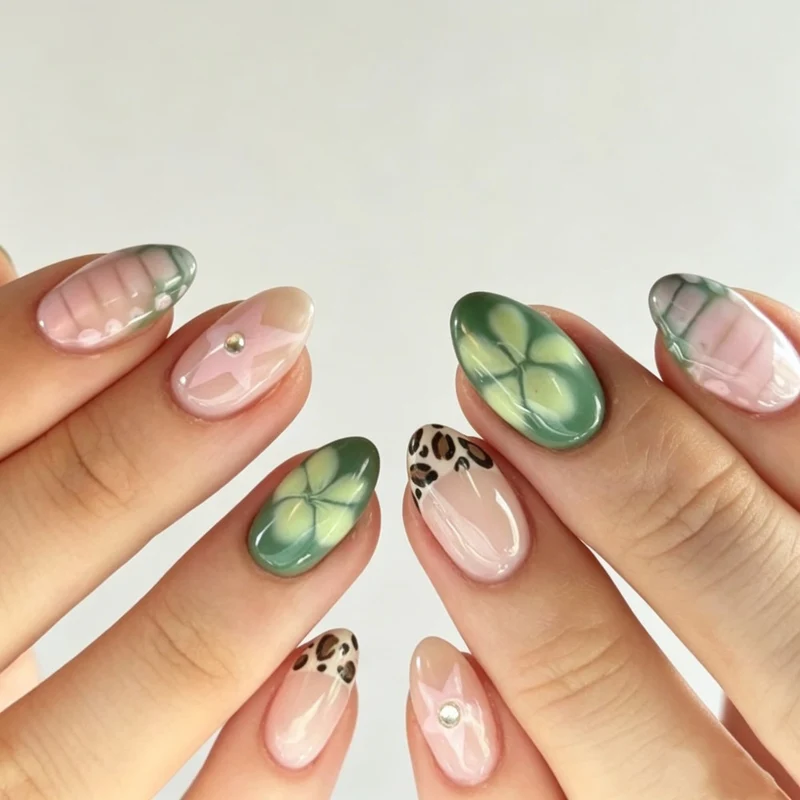 Festliche saisonale Nagelkunstverschönerungen