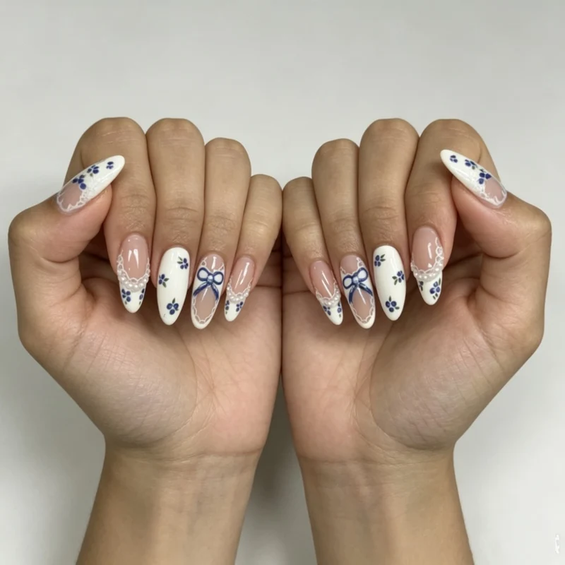 Festliche saisonale Nagelkunstverschönerungen