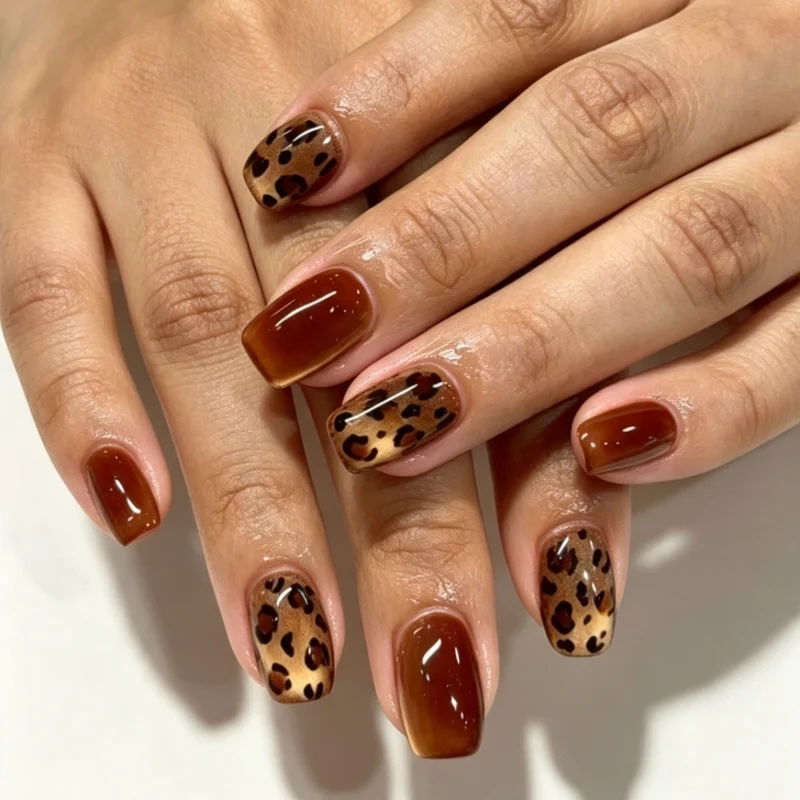 Festliche saisonale Nagelkunstverschönerungen