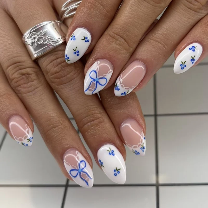 Festliches Feiertags-Themen Druck-Nagelkunst-Set