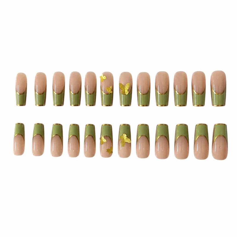 Künstlerische Press-On Nageldesigns