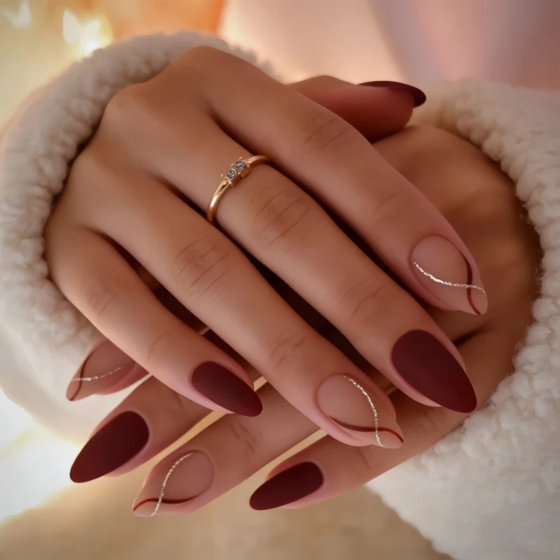 Elegante Stiletto-Nagelverstärkungen 1790638488