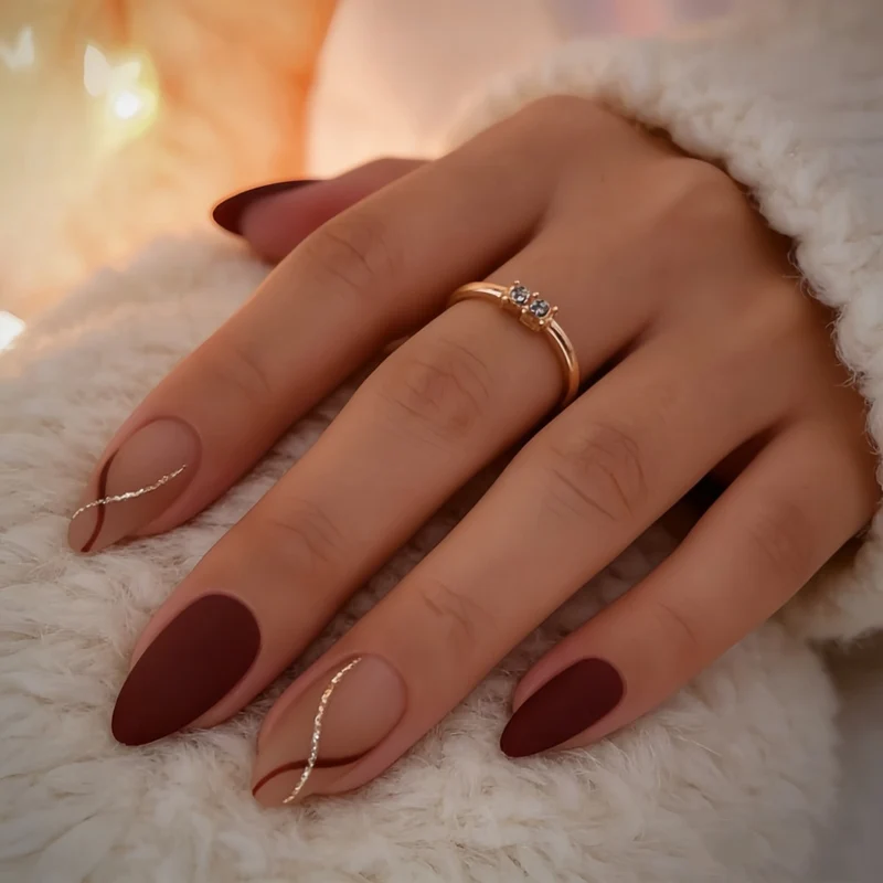 Elegante Stiletto-Nagelverstärkungen 1790638488