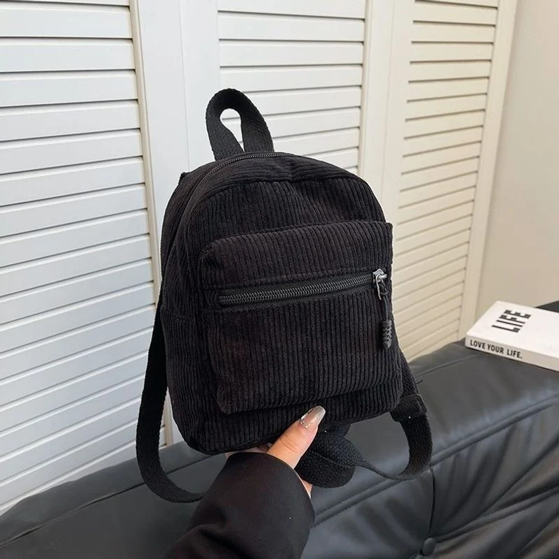 Kompakter Cord-Ripp- Mini-Rucksack Karnz