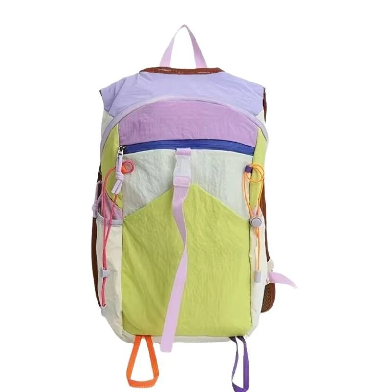 Farbenfroher Mehrfach-Taschen Rucksack Karnz