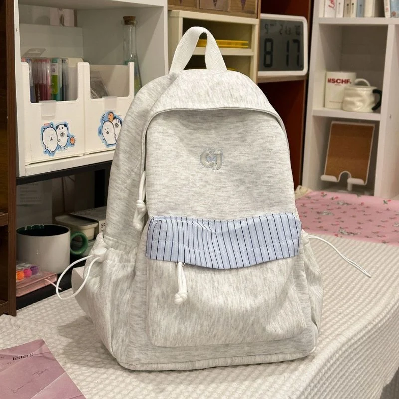 Lässiger weicher Stoff Rucksack Karnz