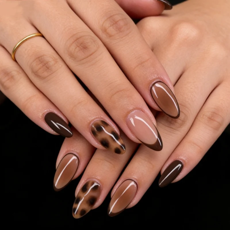 Stylisches Stiletto Press-On Nail Set